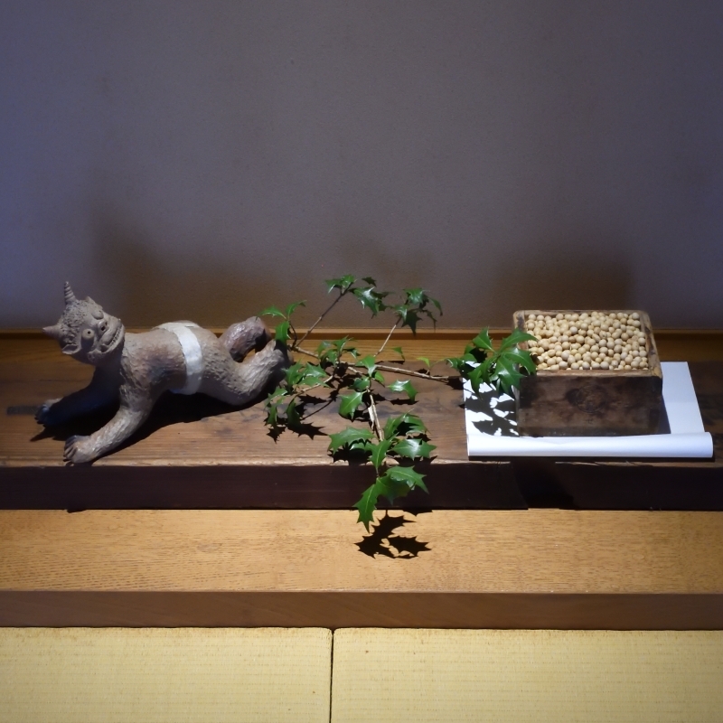 節分の展示
