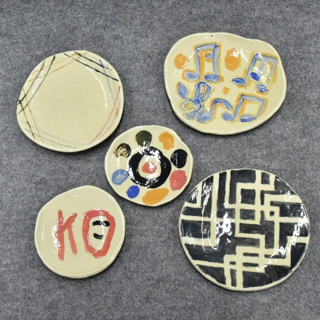 陶芸体験の出前講座の作品です