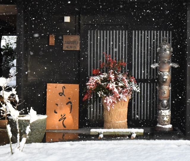 ギャラリーふうの雪景色