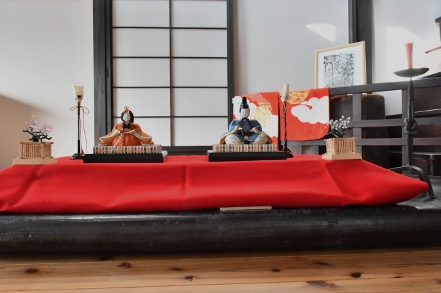 ひな祭りの展示