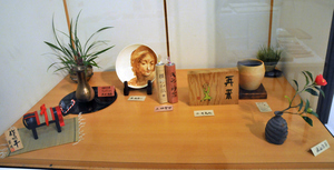 「津山の民芸展」にて無料陶芸体験をしています
