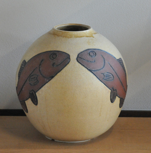 今週の一品　魚紋大壺