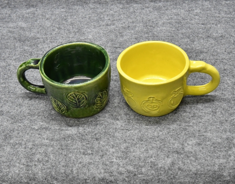 陶芸教室の生徒作品です