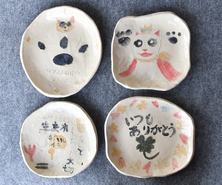 小学生の陶芸作品