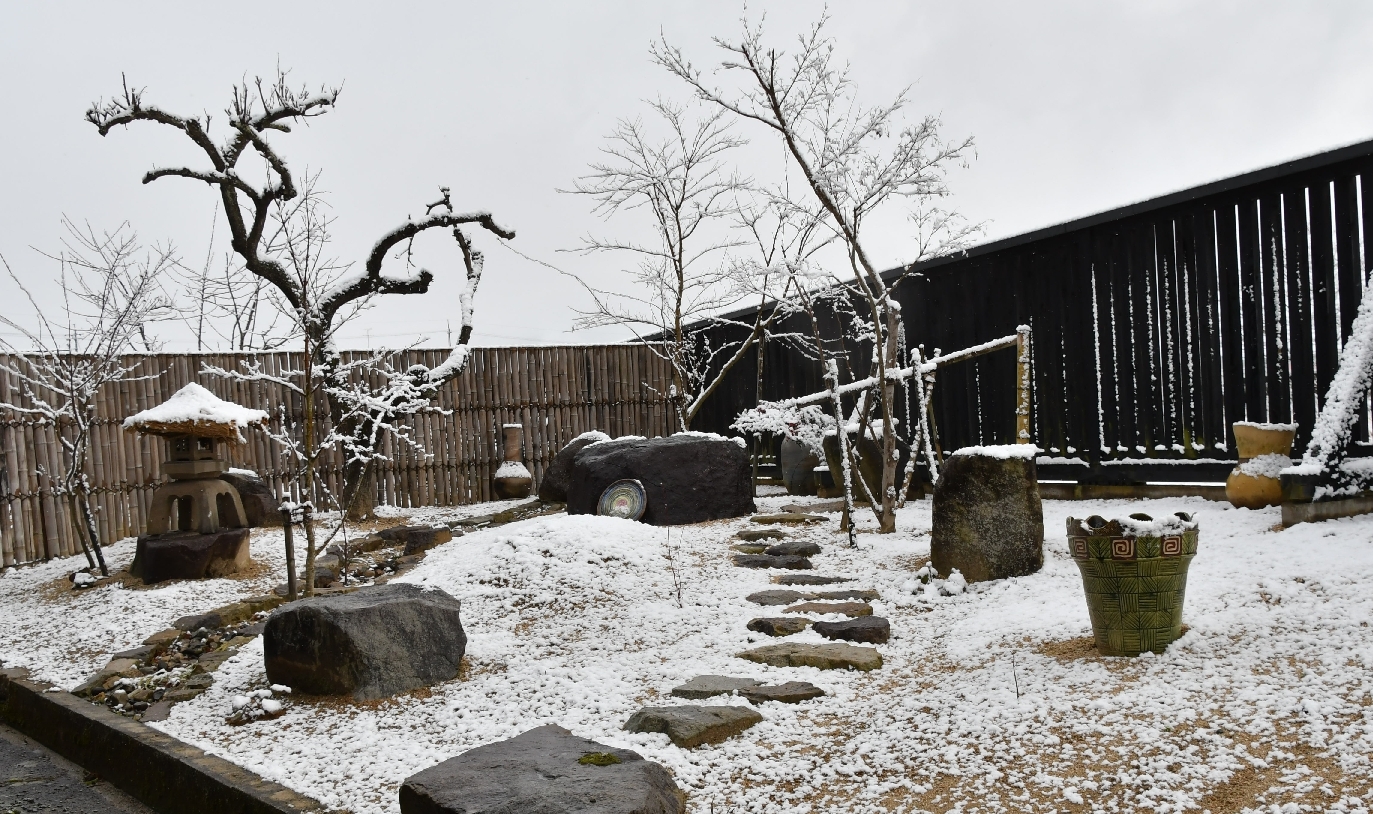 ギャラリーの雪景色