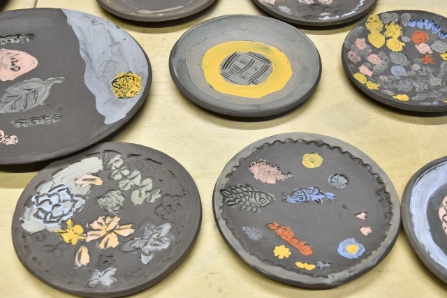 陶芸体験の作品です