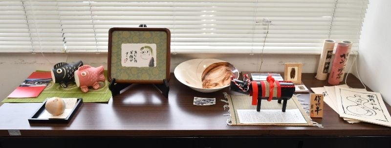 津山市の東庁舎2階に作品を展示しています